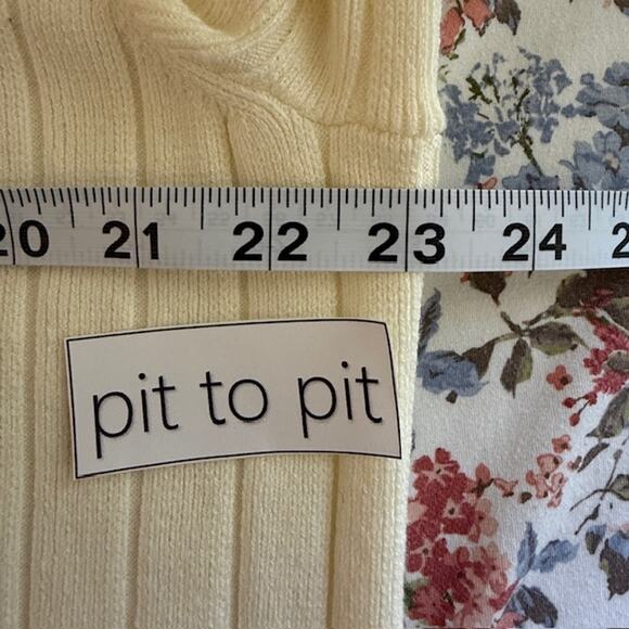 Talbots Plus Womens Ribbed Turtleneck Sweater 2X Cream Minimalist Capsule - Picture 7 of 11